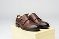 Monkstrap sko, brun