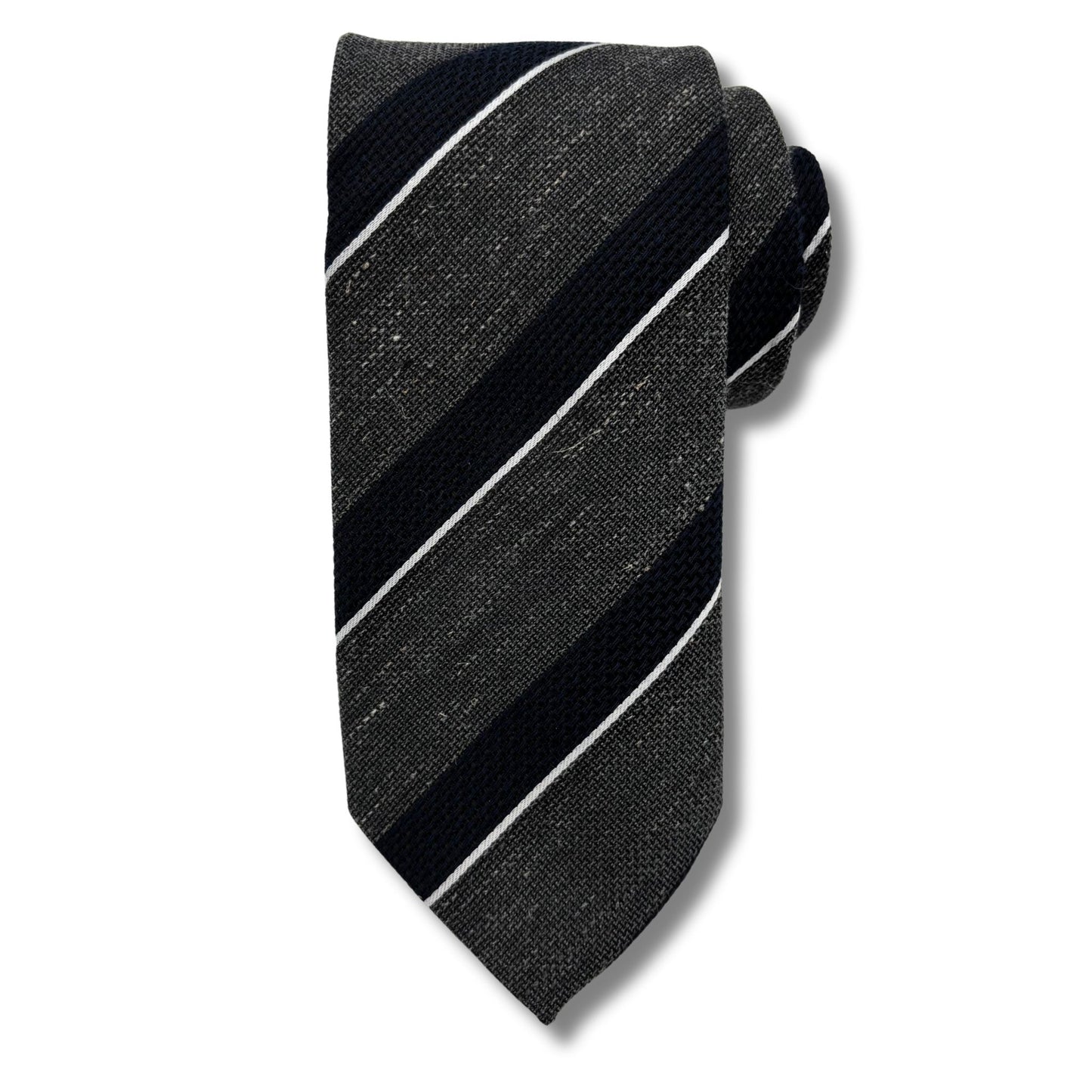 Slips, Grå med Navy striber