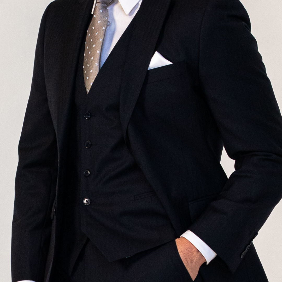 Navy sildeben - vest