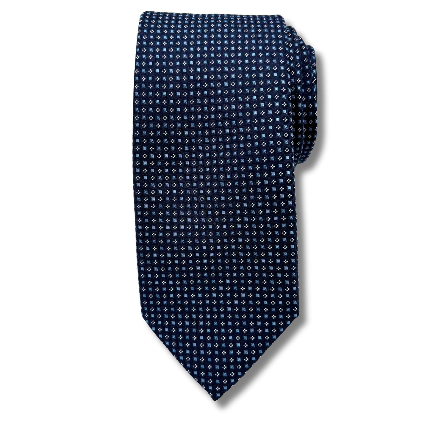 Slips, Navy/blå med mønster