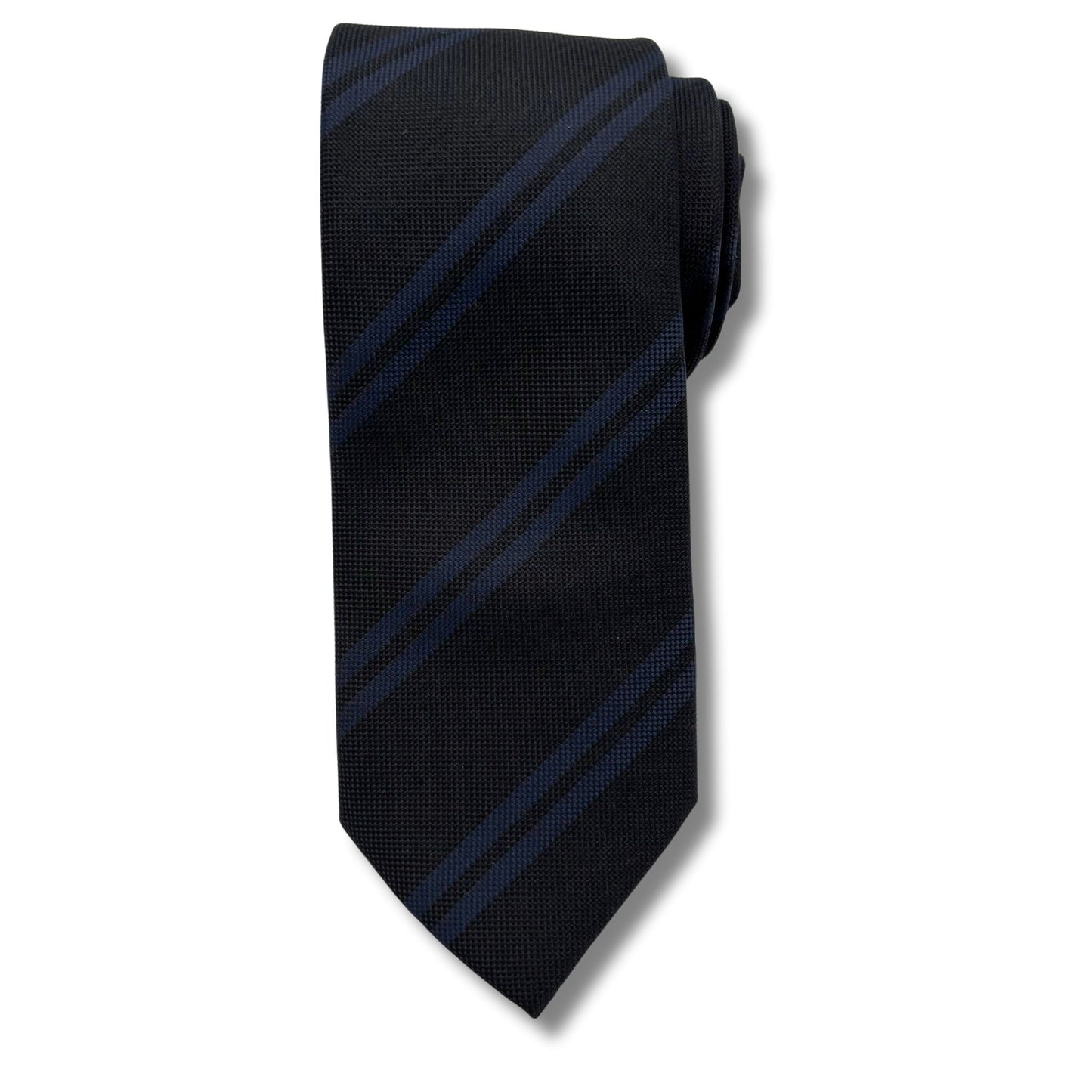 Slips, Sort med navy striber