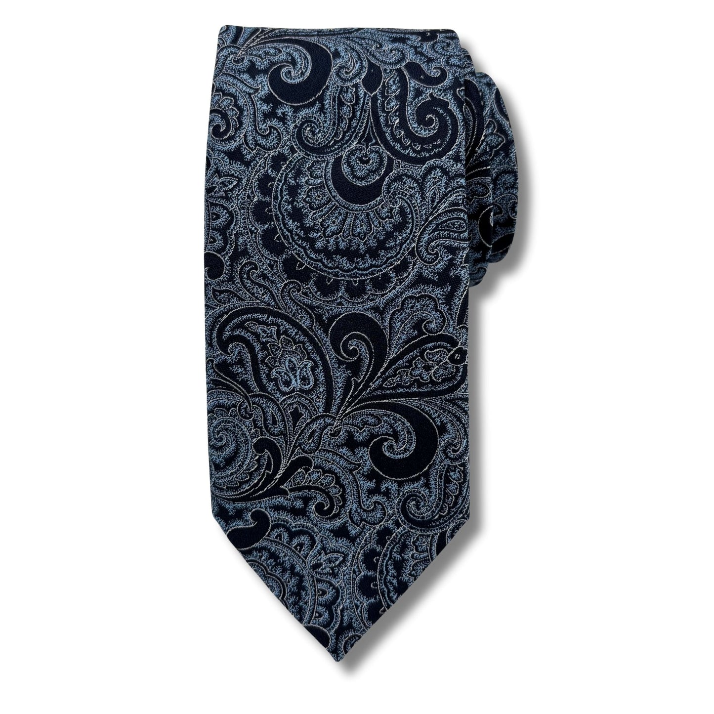 Slips, Navy paisley