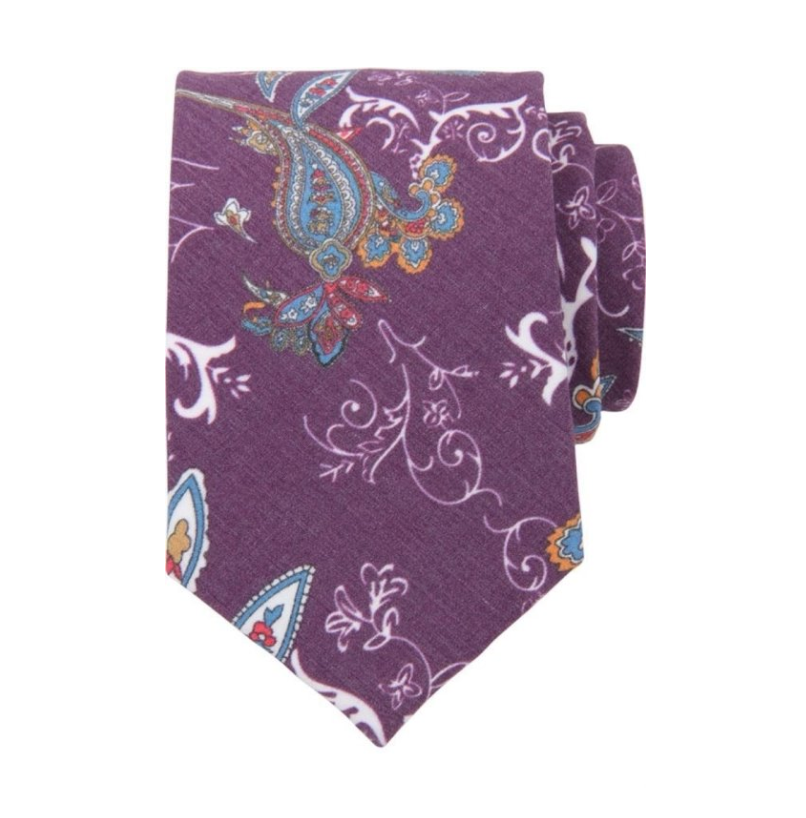 Slips, lilla paisley