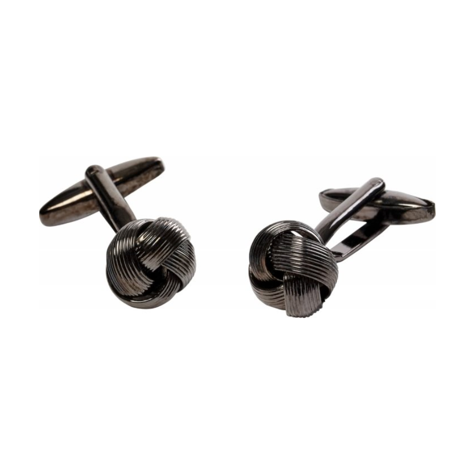 Manchetknapper, sort knude