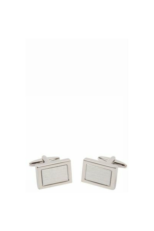 Manchetknapper, firkantet m. plade