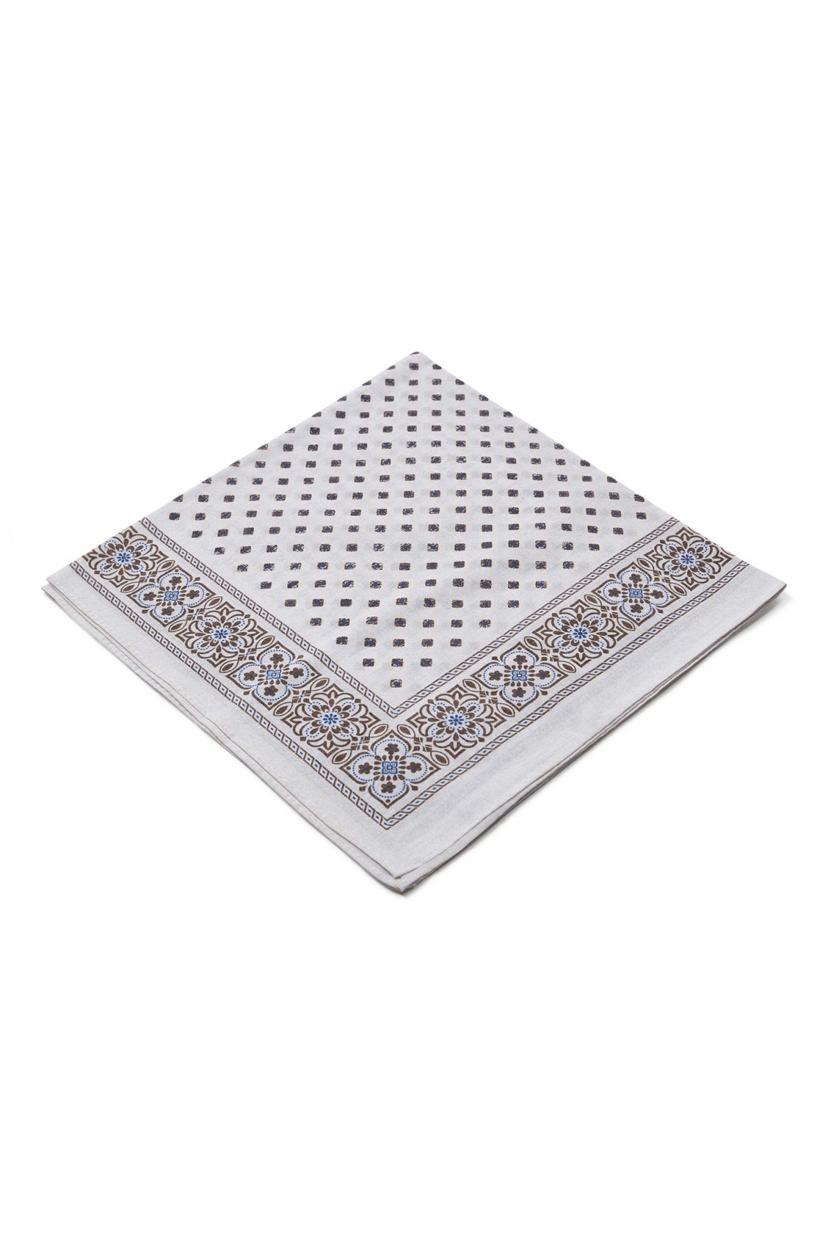 Halsklud, hvid m. tern