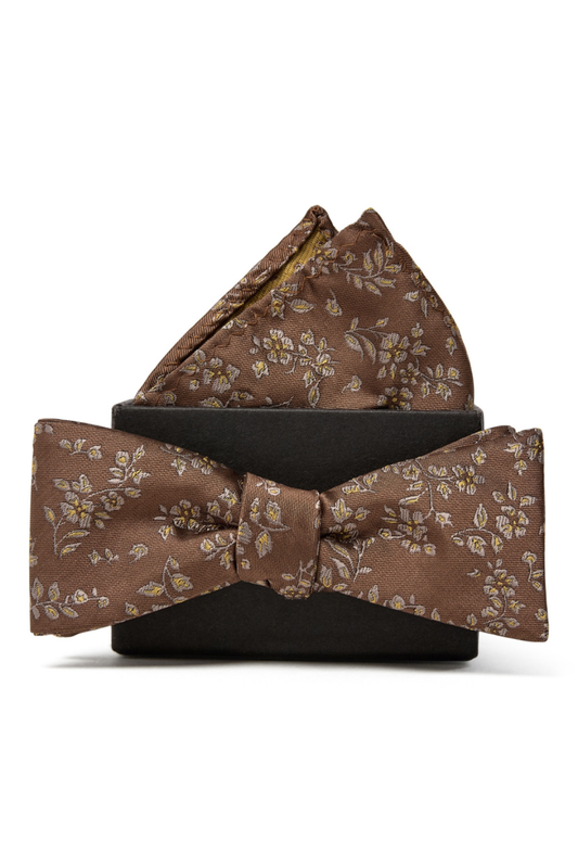 Butterfly, Brun med blomster
