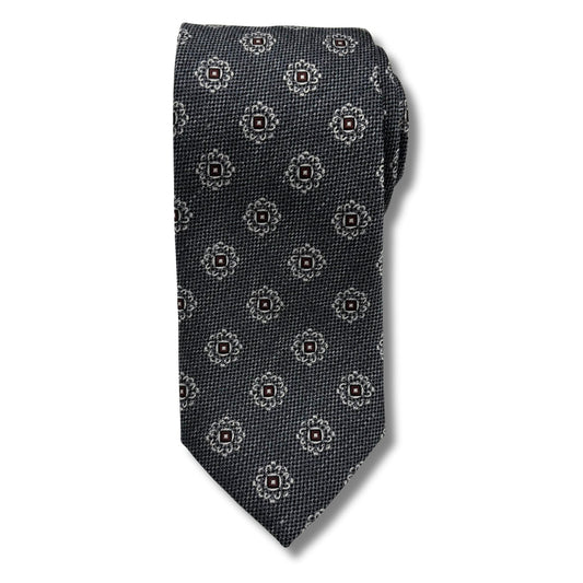 Slips, Grå med rød mønster