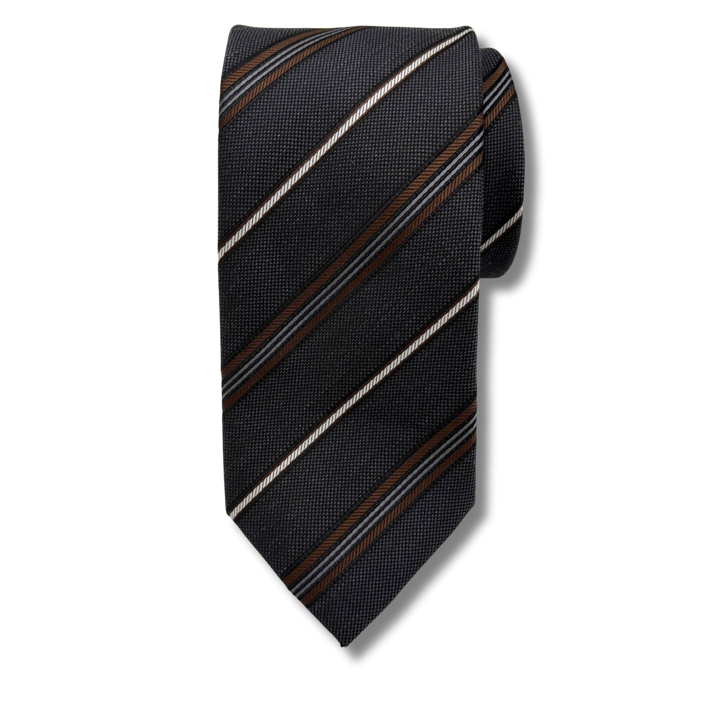 Slips, Grå med mocca striber