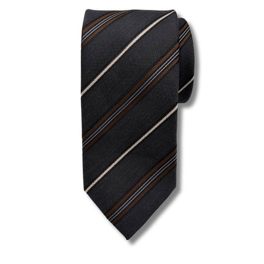 Slips, Grå med mocca striber