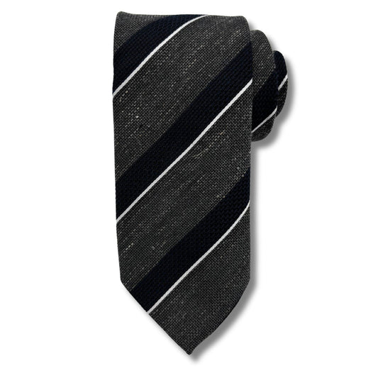 Slips, Grå med Navy striber