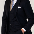 Navy sildeben - vest