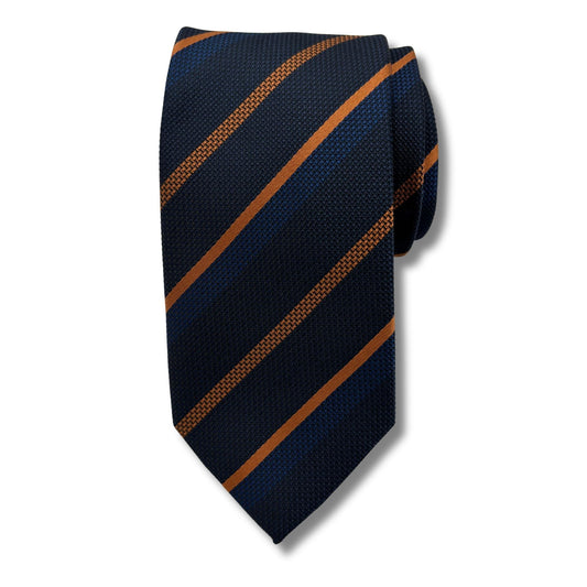 Slips, Navy/rust Stribet