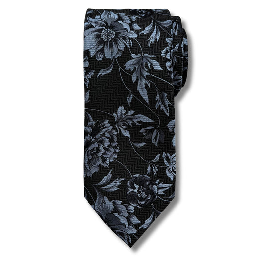 Silke Slips, Grå blomstret