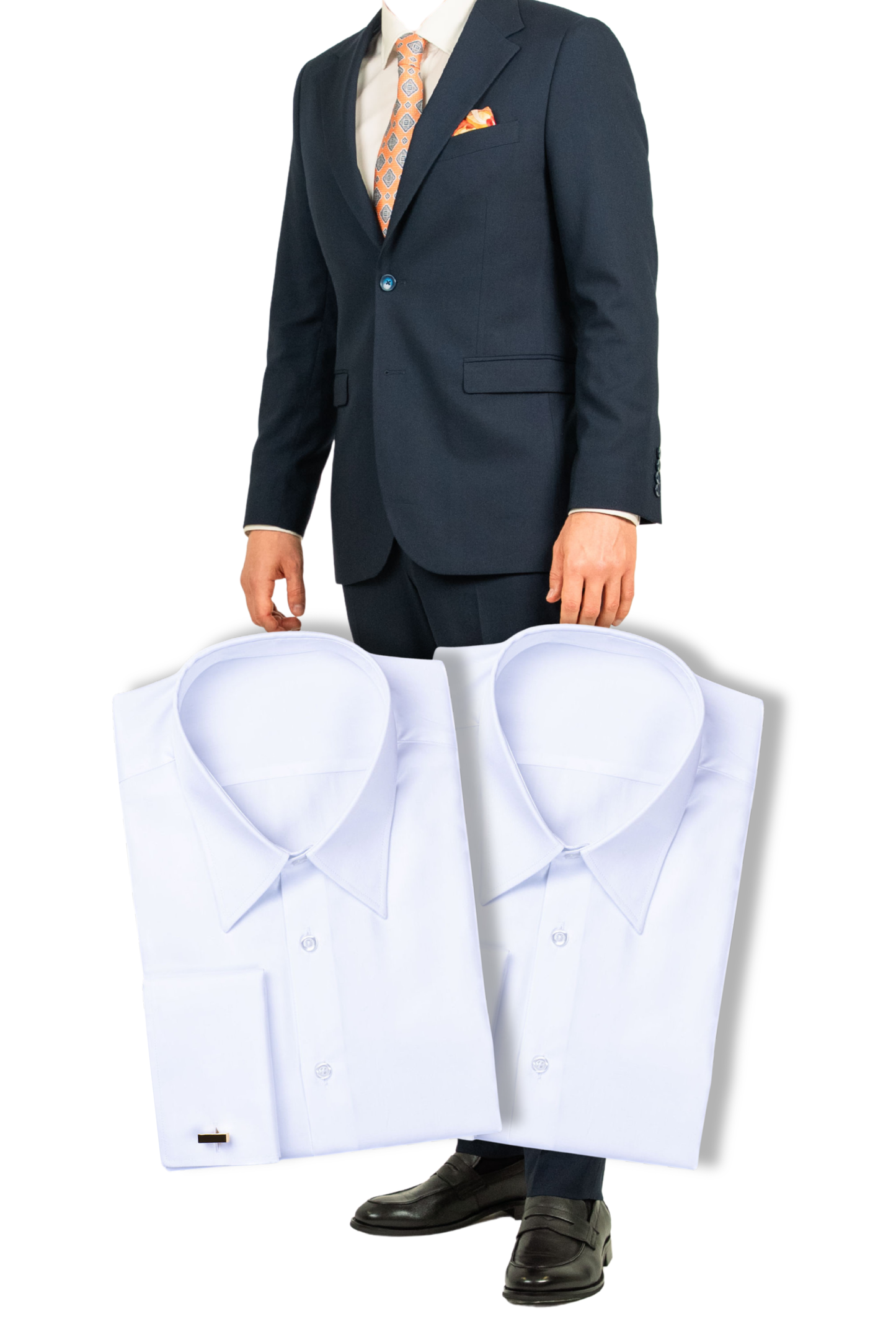 Jakkesæt + 2 skjorter